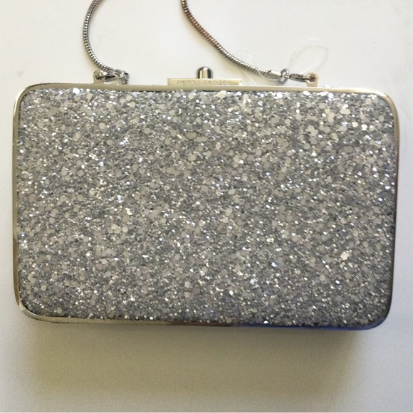 Henri Bendel Glitter Croc Embossed Clutch - Picture 2 of 11